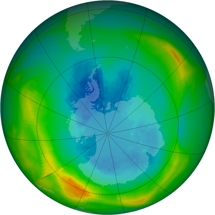 Ozone Map 1981-09-13